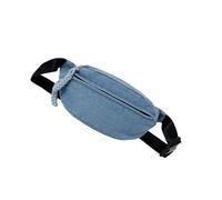 WATERBELINE Élégant sac de poitrine unisexe léger en jeans avec bandoulière réglable multi-poches pour un usage quotidien