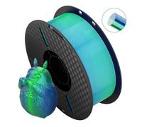 WATERBELINE Filaments d'imprimante, 1000 g de filaments de soie 2/couleurs 1,75 mm pour imprimante ForFDM pour laboratoire P1P pour résistance à la chaleur