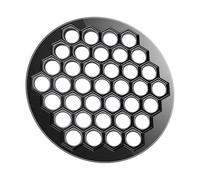 WATERBELINE Moule à raviolis en métal à 37 trous Pelmeni - Outil de cuisine portable pour raviolis de forme uniforme