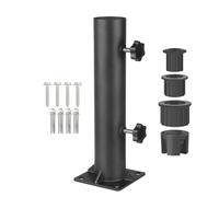 WATERBELINE Parasol - Pinces de montage - Support de base - Couvercle de trou pour table d'extérieur - Dock Pontons - Terrasse de jardin - Rampe extérieure - Support de montage du parapluie