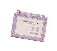 WATERBELINE Portefeuille simple à deux plis pour femme - Portefeuille fin et court - Petit portefeuille à deux plis - Porte-cartes compact