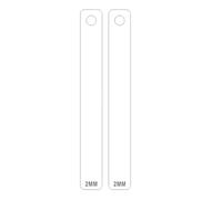 WATERBELINE Règle d'épaisseur d'argile 2/3/4/5/6mm, Rail de Guidage de Rouleau Acrylique, règle de roulement d'enseignement de la poterie, Guide de Profondeur d'argile, Outils de poterie
