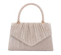 WATERBELINE Sac de soirée élégant à la mode avec chaîne et bandoulière scintillante pour mariage