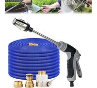 Waterblitz Pressure Washer, 2025 New Waterblitz High Pressure Water Gun with 360° Rotating for 3 Spray Modes, Equipped with Metal Joints and 7.5m/15m Telescopic Tube (Water Gun Set+7.5m Water Hose)
