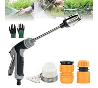 Waterblitz Pressure Washer, 2025 Upgrade Waterblitz High Pressure Washer, Gun Powerful Dirt Removal. with 360° Rotating for Three Spray Modes, with Joints and 15m Telescopic Tube (Water Gun)