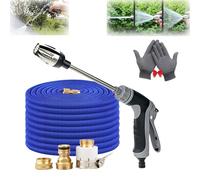 Waterblitz Pressure Washer, Water Blitz Pressure Washer, Waterblitz High Pressure Water Gun, Various Spray Effects, with 360° Rotating for Every Garden Hose (Style B (15M Hose))