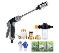 Waterblitz Pressure Washer, Water Blitz Pressure Washer, Waterblitz High Pressures Water Gun, Waterblitzs Hose Nozzle, Turbowasher, with 360° Rotating for Three Spray Modes (#A)