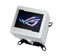 Waterblock CPU ASUS ROG RYUJIN III blanc avec écran LCD couleur de 3,5"