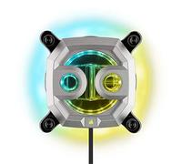 Waterblock pour processeur CORSAIR Hydro X Series XC9 RGB (2066/sTRX4) Argent , chrome