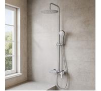 Waterbox II Colonne de douche avec Mitigeur Mécanique - Chrome - Essebagno