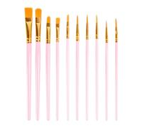 Watercolor Acrylic Painting Paint Brush Set - 10pcs Acrylic Paint Brushes