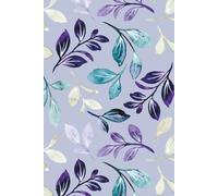 Watercolor Floral Notebook - Lilac Background: Quaderno con fogli puntinati per Bullet Journal, per scrivere e disegnare | 200 pagine | Formato A5 | Quaderno Floreale ad Acquerello - Sfondo Lilla