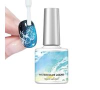 Watercolor Gel Nail - 10ml Smudge Liquid Gradient Nail | Artistic Fingernail Paint For Salon Home Men Youth Stage Performance Travel Wedding And Party Gift For Manicurists