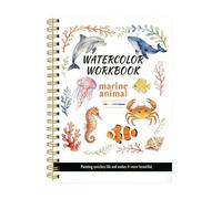 Watercolor Paint Book - Funny Smooth Writing Spiral, Standard Size with Perforated Pages, Heavy Duty Acid Less Paper, Aesthetic Small Finish, Beginner Boys Tool for Girls