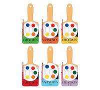 Watercolor Paint Set, Valentines Day Small Drawing Accessories, Compact and Vibrant Colors, Portable Travel Watercolor Art Kit for Painting Kids, School, Classroom, Home, Office, 6.69x2.95x0.78 Inch