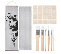 Watercolor Painting Canvas Set - Water Drawing Board, Clean Reusable Art
