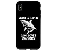 Watercolor Shark Sea Ocean Fish Just a girl who loves sharks Coque pour iPhone XS Max