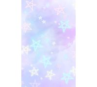 Watercolor Star Graphic Cover Notebook For All Ages: 200 Pages / 100 Sheets, 5 in x 8 in, Blank Cream-Color Pages, Glossy and Vibrant Cover, 90MSG, ... Use / For Work, School, and Personal Tasks