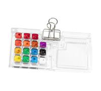 Watercolor Travel Tray, Art Supplies Travel Palette, Multi-Compartment Art Tray, Easy to Use, Versatile, 45g /90g for Traveling, Outdoor Painting, Or Any Creative Session