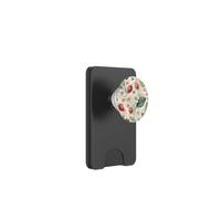 Watercolor Wild Strawberry Botanical Floral Pattern PopSockets PopWallet pour MagSafe