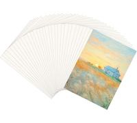 Watercolour Paper, 50 Sheets 300 G/M² A4 Watercolour Paper, White Drawing Paper For Children, Students, Beginners, Artists, Drawing, 29.7 X 21 Cm