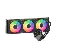 Watercooling AIO ProGaming IcePulse 360 Affichage Numérique LED Temp CPU/GPU Radiateur 360mm 3 Ventilateurs ARGB TDP 300W Noir