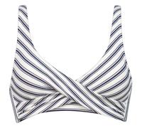 Watercult - Women's Seaside Splash Cross-Over Bikini Top - Haut de maillot - 44 - Cup: D - white / night