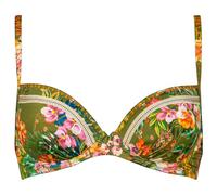 Watercult - Women's Sunset Florals Bikini Top 7374 - Haut de maillot - 42 - E - warm olive