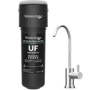 Waterdrop 10UB-UF Ultra Filtration sous comptoir Système de filtration d'eau potable avec robinet en acier inoxydable
