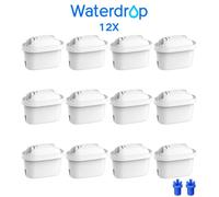 Waterdrop Cartouche de Filtre à Eau, Remplacement pour Brita® Maxtr Plus, Maxtra Pro® All-in-1, NSF Certifiée (12)