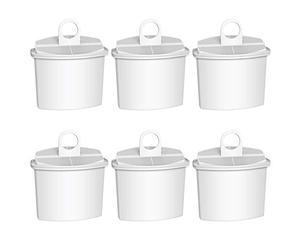 Waterdrop Cartouche Filtrante Remplacement pour Braun KWF2, 6 Pack