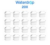 Waterdrop Cartouche Filtre à Eau, Remplacement Brita® Maxtr Plus, Compatible Brita® Carafe, PFAS/PFOA/PFOS, TÜV SÜD, NSF (20)