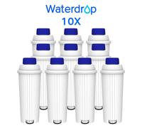 Waterdrop Cartouches filtrantes, Remplacement pour filtre à eau De'Longhi® DLSC002, Compatible avec De'Longhi® Magnifica® S, Eletta® Explorer, 10 PACK