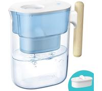 Waterdrop Chubby 3,5 L carafe filtrante avec 1 cartouche filtrante de 90 jours, réduit le calcaire, le chlore, le plomb, le cuivre dans l'eau, certifiée NSF, sans BPA
