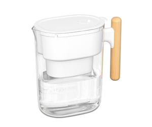 Waterdrop Chubby Cruche de Filtre à eau Avec Filtre 1 × 90 Jours, 3.5 L, Réduit le Fluorure, le Chlore et Plus, Certifiée NSF, Sans BPA, Blanc (Filtre de Remplacement: WD-PF-01A Plus)