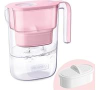 Waterdrop Elfin pichet filtre à eau pour réfrigérateur avec 1 cartouche filtrante de 90 jours, réduit le fluorure, le chlore et plus, 2,5 L, certifié NSF, sans BPA