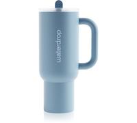 Waterdrop Explorer Tumbler gobelet en acier inoxydable avec paille Blue 1100 ml