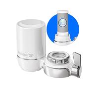 Waterdrop FC-01 Robinet Filtrant avec Matériau Hautement Adsorbant | Certifié NSF 372, Réduit Chlore, Plomb, Fluorure et Plus, pour Robinets Standards, Jusqu’à 1200 L, Argent, 1 Filtre
