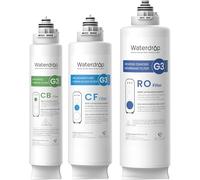 Waterdrop Filtre de rechange G3 pour système d'osmose inverse 400GPD - Set avec CF, CB et RO