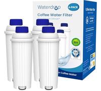 Waterdrop Filtre, Remplacement pour Filtre à Eau De'Longhi® DLSC002, 4 Pack