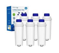 Waterdrop Filtres à Café, Remplacement pour De'Longhi® DLSC002, Compatible Magnifica® S, Eletta® Explorer, Dinamica®, Série ECAM (6)