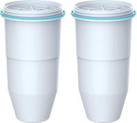 Waterdrop Filtres à eau de rechange multi-niveaux s NSF/ANSI 53, remplacement du filtre de pichet ZR-017 et du filtre de distributeur, pack de 2
