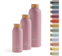 waterdrop® Gourde Inox 600ml - Bouteille Isotherme Réutilisable, Double Paroi Inox Étanche, Pour Boissons Chaudes ou Froides, Idéale au Bureau, Sport, Maison, Voyage