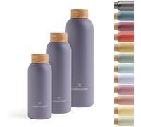 waterdrop® Gourde Inox 600ml - Bouteille Isotherme Réutilisable, Double Paroi Inox Étanche, Pour Boissons Chaudes ou Froides, Idéale au Bureau, Sport, Maison, Voyage