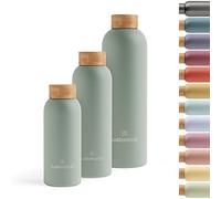 waterdrop® Gourde Inox 600ml - Bouteille Isotherme Réutilisable, Double Paroi Inox Étanche, Pour Boissons Chaudes ou Froides, Idéale au Bureau, Sport, Maison, Voyage