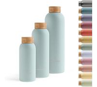 waterdrop® Gourde Inox 600ml - Bouteille Isotherme Réutilisable, Sans BPA, Double Paroi Inox Étanche, Pour Boissons Chaudes ou Froides, Idéale au Bureau, Sport, Maison, Voyage