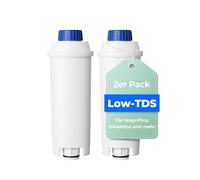 Waterdrop Low-TDS Filtre, Remplacement pour Filtre à Eau De'Longhi® (2) | Réduit le TDS. L'Eau à Faible TDS qui en Résulte Extrait Doucement le Café pour une Saveur Équilibrée