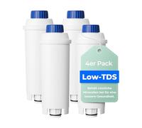 Waterdrop Low-TDS Filtre, Remplacement pour Filtre à Eau De'Longhi® (4) | Réduit le TDS. L'Eau à Faible TDS qui en Résulte Extrait Doucement le Café pour une Saveur Équilibrée