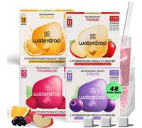 waterdrop® Microdrink Set Coffret Fruits Classiques - 48 Pastilles Pour Boiss...