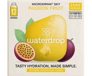 Waterdrop Microdrink Sky Cubes D’Hydratation Avec Vitamines Fruit De La Passion 12 Portions